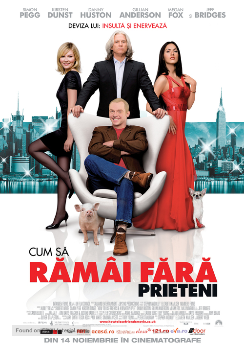 How to Lose Friends &amp; Alienate People - Romanian Movie Poster