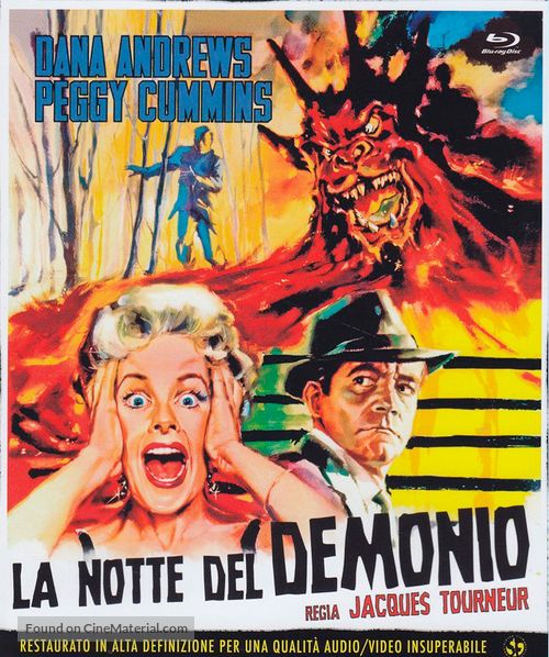 Night of the Demon - Italian Blu-Ray movie cover