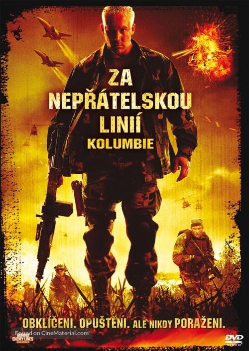 Behind Enemy Lines: Colombia - Czech DVD movie cover