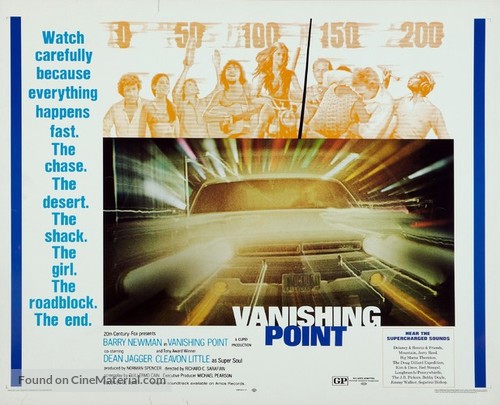 Vanishing Point - Theatrical movie poster