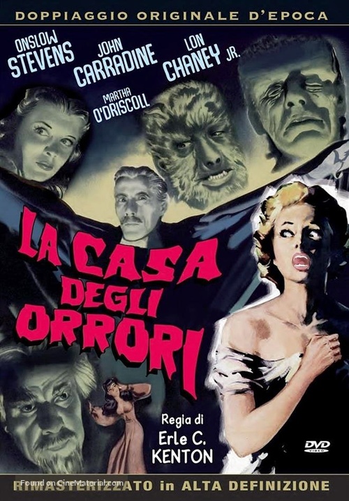 House of Dracula - Italian DVD movie cover