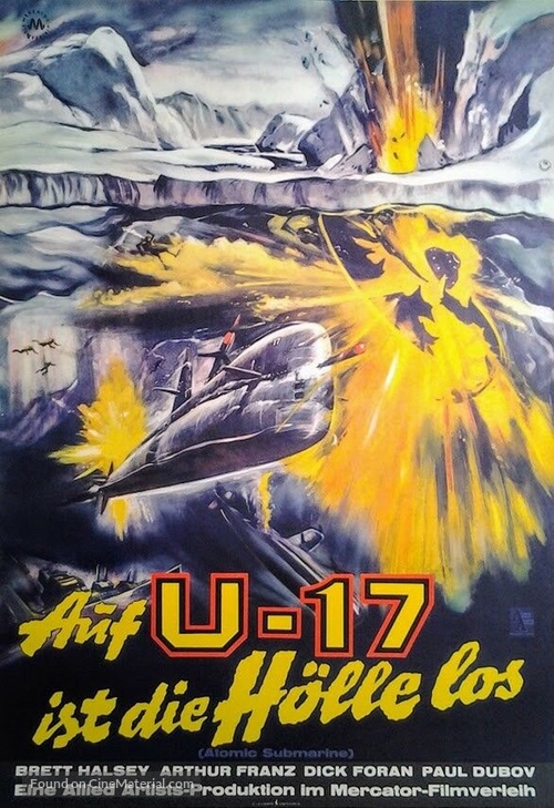 The Atomic Submarine - German Movie Poster
