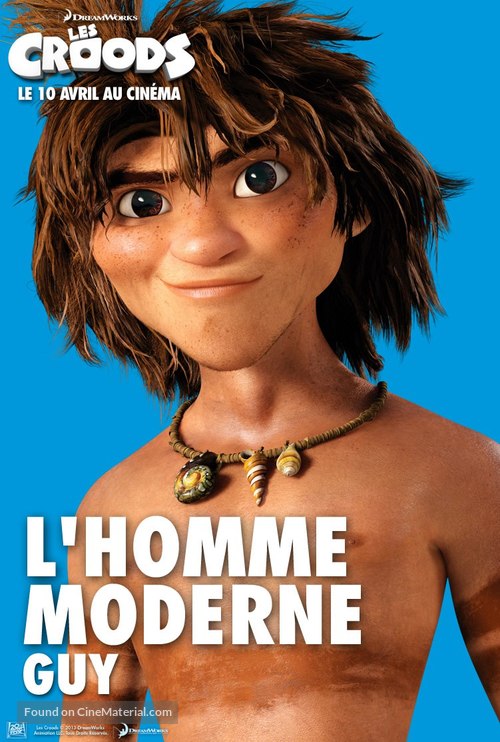 The Croods - French Movie Poster