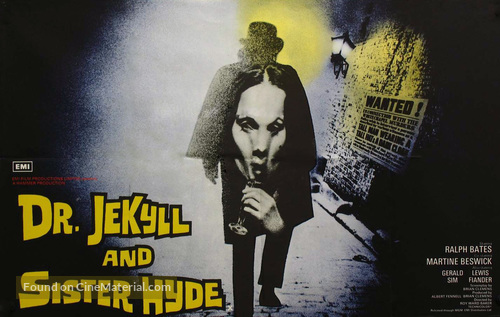 Dr. Jekyll and Sister Hyde - British Movie Poster