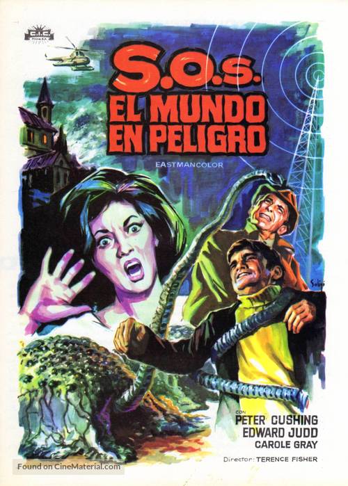 Island of Terror - Spanish Movie Poster