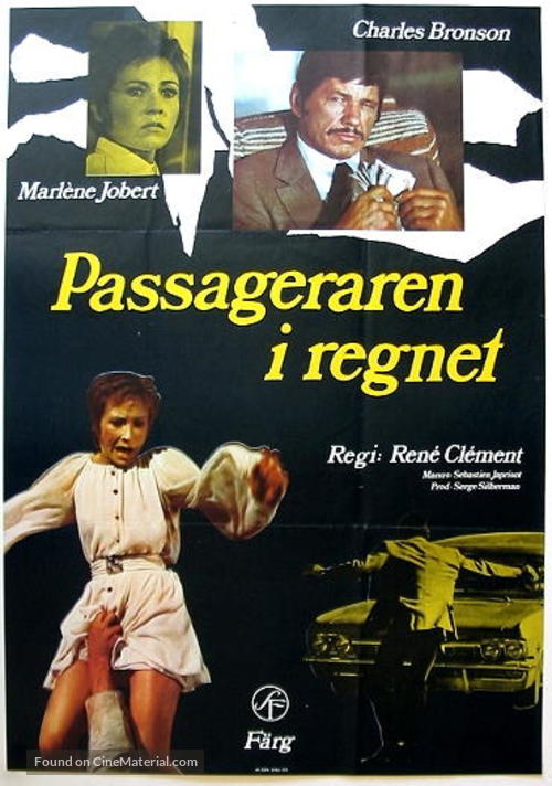 Le passager de la pluie - Swedish Movie Poster