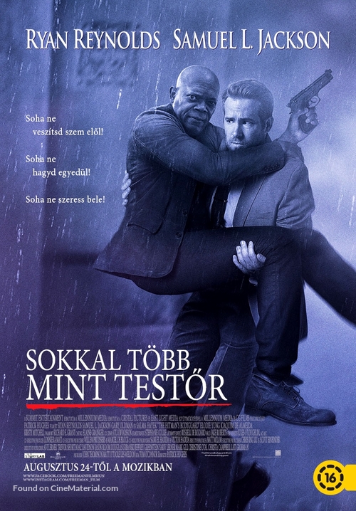 The Hitman&#039;s Bodyguard - Hungarian Movie Poster