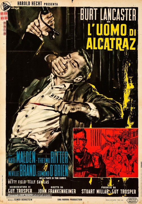 Birdman of Alcatraz - Italian Movie Poster