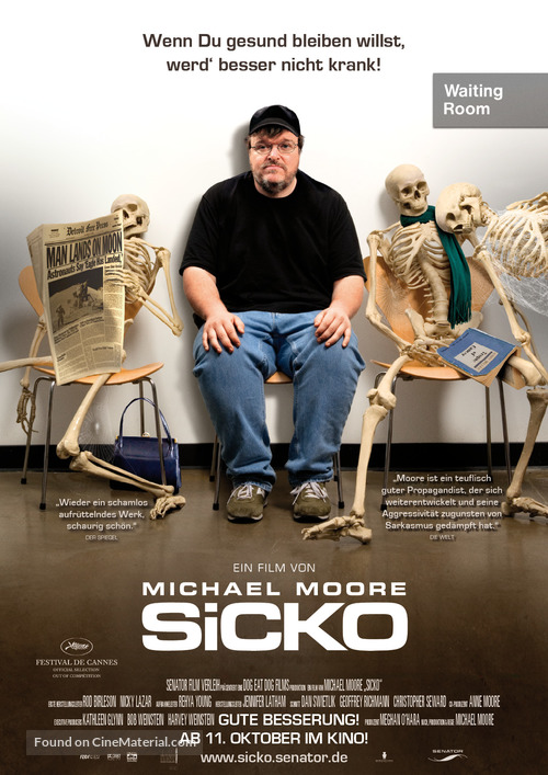 Sicko - German Movie Poster