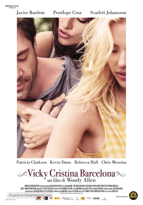 Vicky Cristina Barcelona - Italian Movie Poster