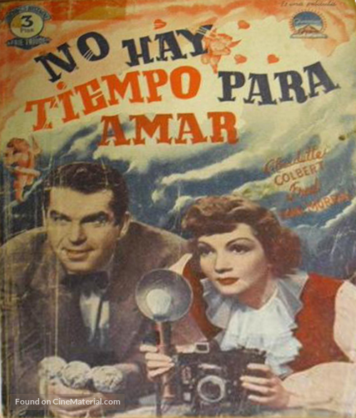 No Time for Love - Spanish poster