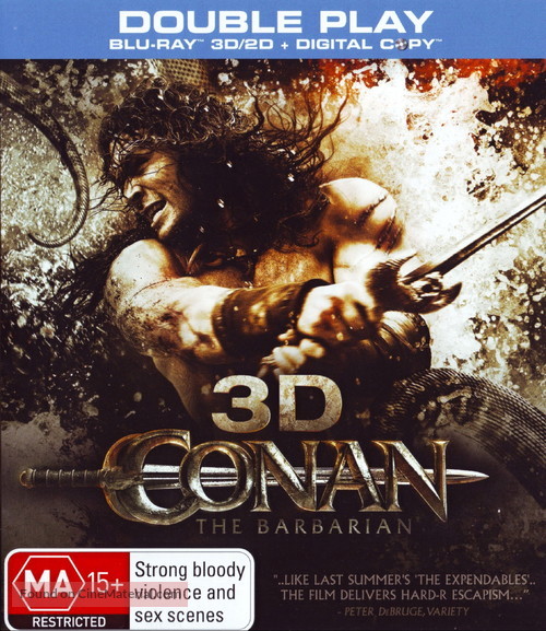 Conan the Barbarian - Australian Blu-Ray movie cover