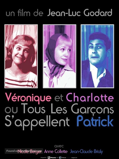 Charlotte et V&eacute;ronique, ou Tous les gar&ccedil;ons s&#039;appellent Patrick - French Movie Poster