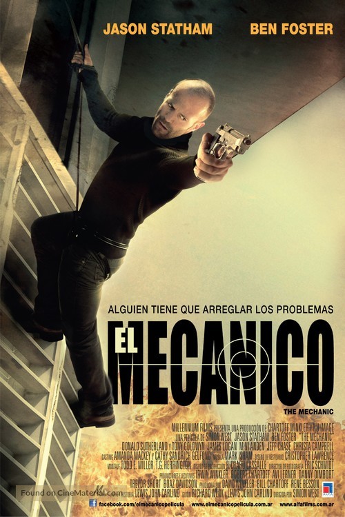 The Mechanic - Argentinian Movie Poster