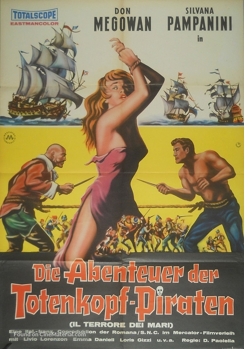 Terrore dei mari, Il - German Movie Poster