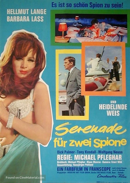 Serenade f&uuml;r zwei Spione - German Movie Poster