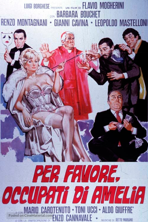 Per favore, occupati di Amelia - Italian Movie Poster