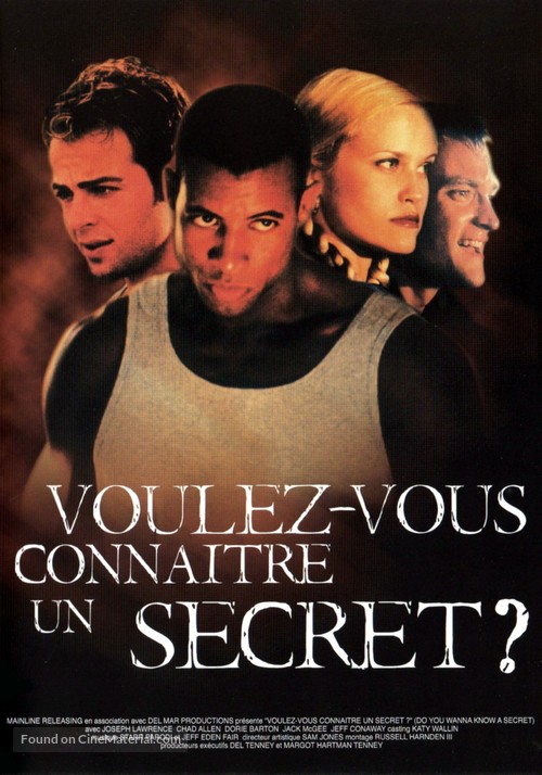Do You Wanna Know a Secret? - French DVD movie cover