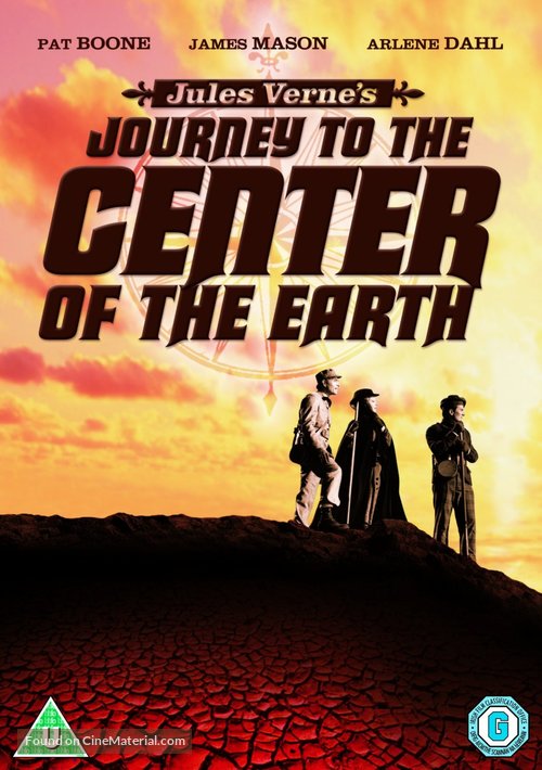 Journey to the Center of the Earth - British DVD movie cover