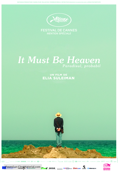 It Must Be Heaven - Romanian Movie Poster