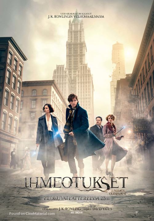 Fantastic Beasts and Where to Find Them - Finnish Movie Poster