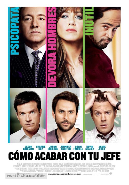 Horrible Bosses - Spanish Movie Poster