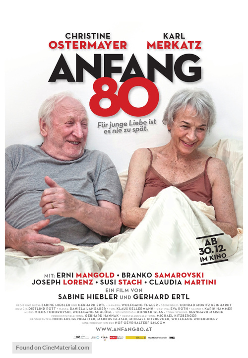Anfang 80 - Austrian Movie Poster