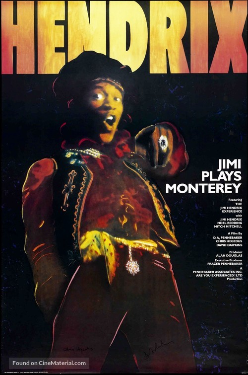 Jimi Plays Monterey - Movie Poster