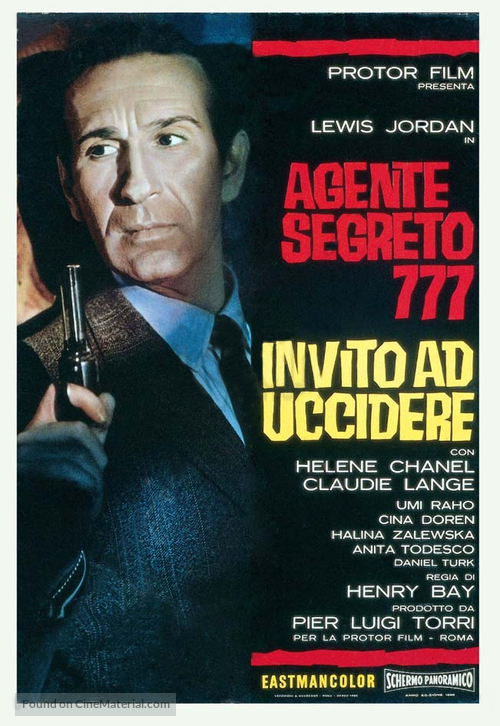 Agente segreto 777 - Invito ad uccidere - Italian Movie Poster