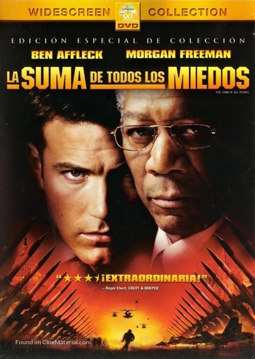 The Sum of All Fears - Mexican Movie Cover