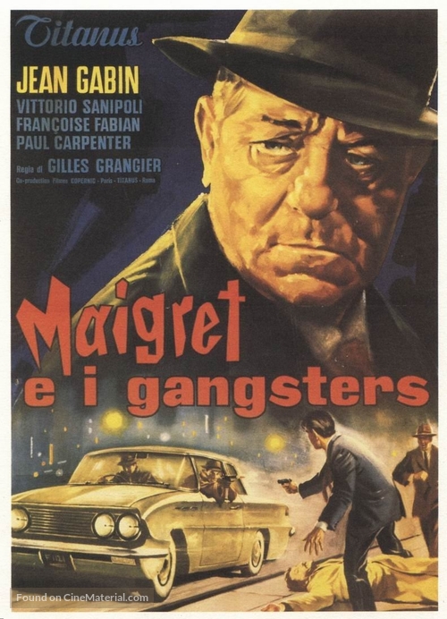 Maigret voit rouge - Italian Movie Poster
