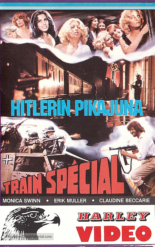 Train sp&eacute;cial pour SS - Finnish VHS movie cover