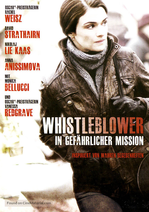 The Whistleblower - German DVD movie cover