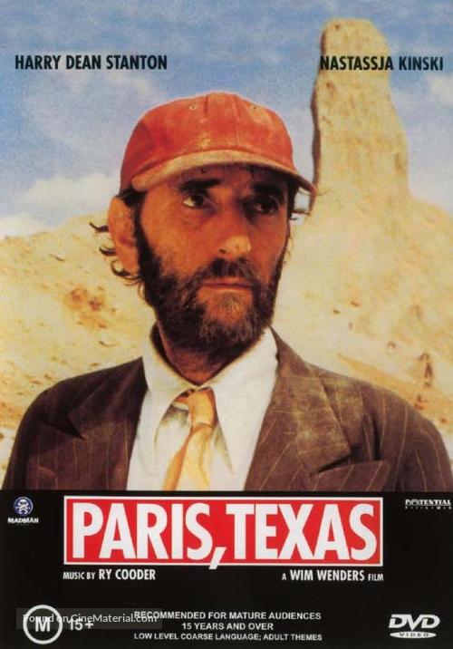 Paris, Texas - Australian Movie Cover