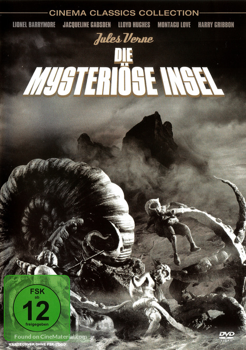 The Mysterious Island - German DVD movie cover