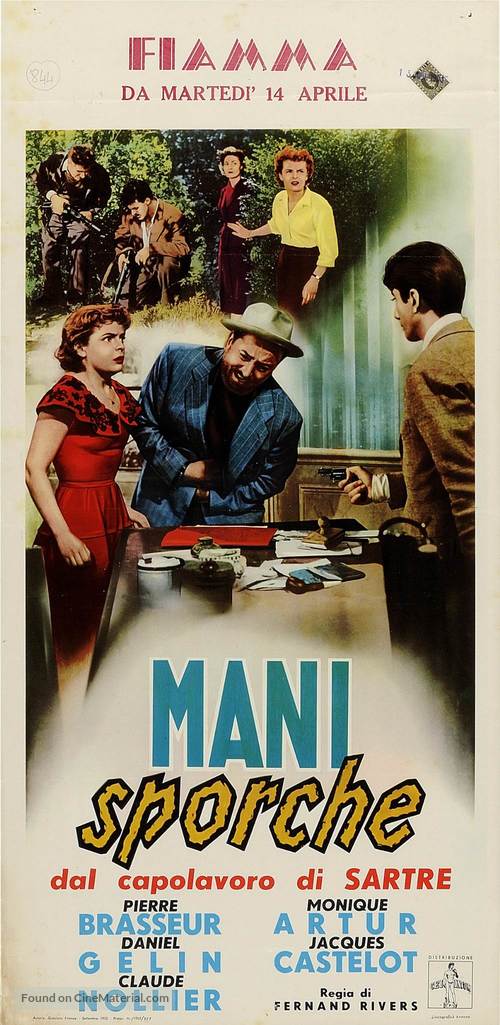 Les mains sales - Italian Movie Poster