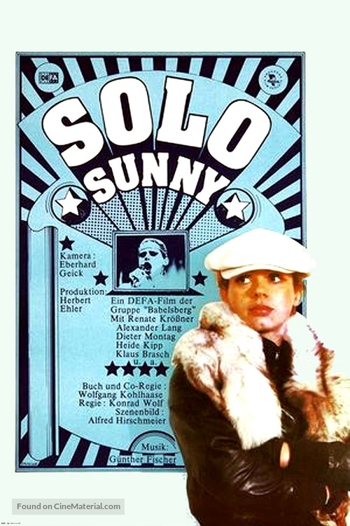Solo Sunny - German Movie Poster