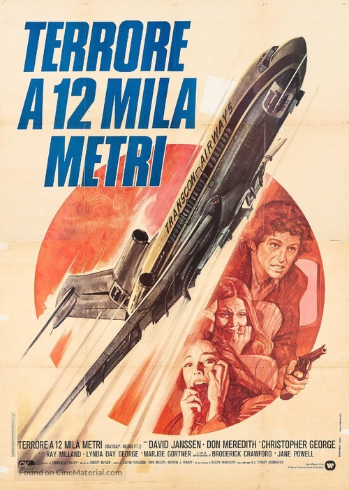 Mayday at 40,000 Feet! - Italian Movie Poster