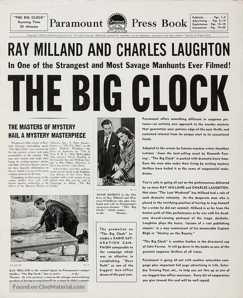 The Big Clock - poster