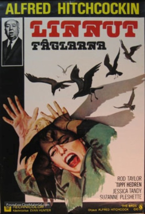 The Birds - Finnish Movie Poster