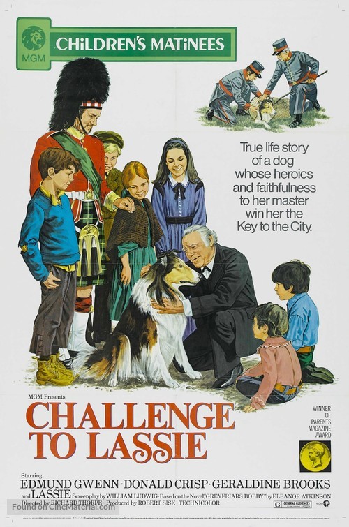 Challenge to Lassie - Re-release movie poster