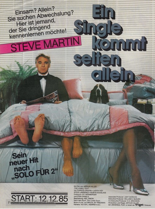 The Lonely Guy - German Movie Poster