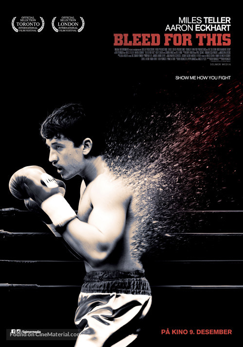 Bleed for This - Norwegian Movie Poster