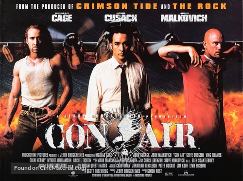 Con Air - British Movie Poster