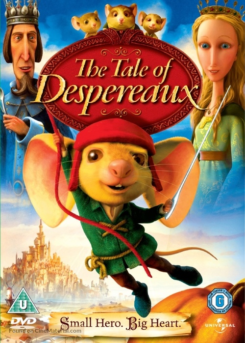 The Tale of Despereaux - British DVD movie cover