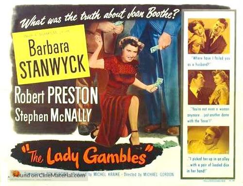 The Lady Gambles - Movie Poster