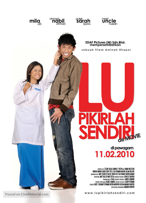 Lu pikirlah sendiri - Malaysian Movie Poster