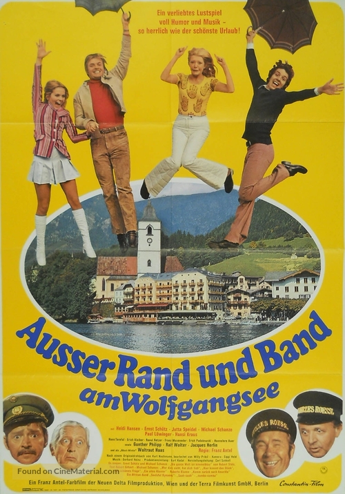 Au&szlig;er Rand und Band am Wolfgangsee - German Movie Poster