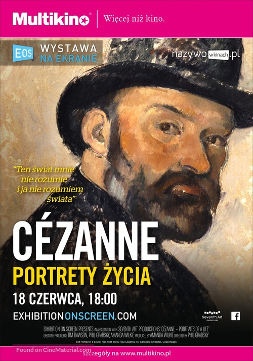 Exhibition on Screen: C&eacute;zanne - Portraits of a Life - Polish Movie Poster