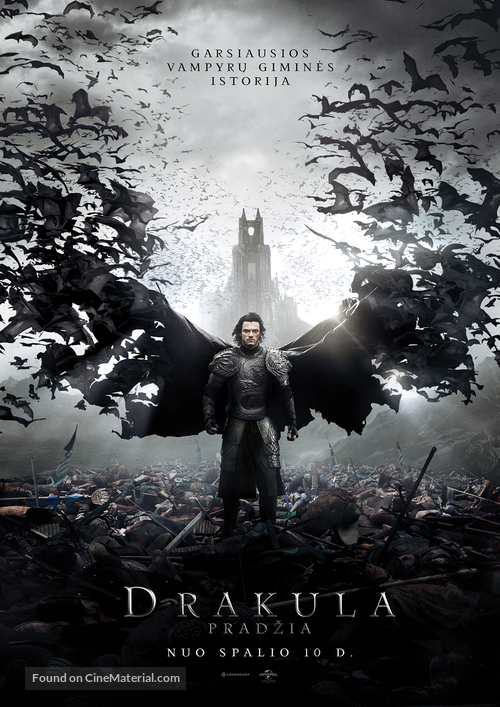 Dracula Untold - Lithuanian Movie Poster